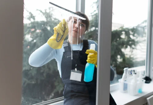 Nettoyage de vitres intérieures et extérieures à Boulleville